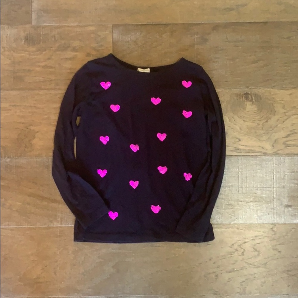 Size 6-7 long sleeve girls t-shirt from Crewcuts